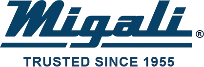 Blue, cursive wordmark logo with a dark underline beneath the text.